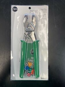 Dritz Snap Pliers w/ Open Ring 3/8" & Pearl 7/16" Snaps (10pcs) NEW
