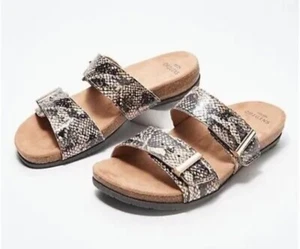 Sandali ciabatte donna Earth Origins stampa serpente pelle slip on orra taglia 3 - Foto 1 di 4