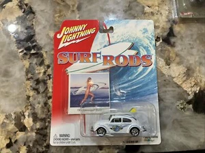 Johnny Lightning Surf Rods 1966  Volkswagen Beetle Newport Rebels Playing Mantis - Picture 1 of 1