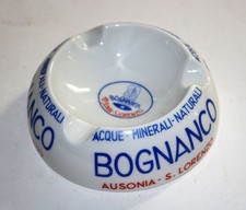 posacenere pubblicitario BOGNANCO Ausonia S.Lorenzo AcqueMinerali Verbano Laveno