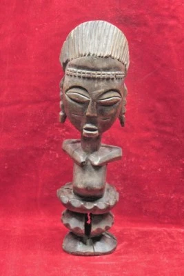 Panel de Madera Hombre Tribal Años 1900 Antiguo De Colección Raro Decorativo Coleccionable Foto 1 de 4