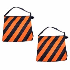2 x  Photo Video Studio Light Boom Stand Saddlebag Sandbag ORANGE