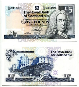 5 funtów Szkocja / Szkocja 30.3.1999 Royal Bank, unc P. 352c - Zdjęcie 1 z 1
