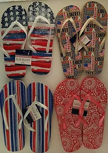 CHANCLAS PATRIOTIC AMERICAN, SELECCIONA: Diseño y Talla - Imagen 1 de 4