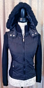 Ashley By 26 International Child's Sweater Sleeved Hoodie Black Jacket Size S/CH - Picture 1 of 14