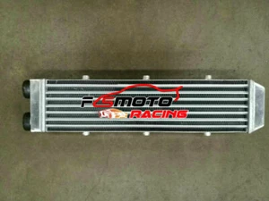 Intercooler universal de aluminio 550x140x70 mm 50 mm 2" entrada/salida MISMO lado - Imagen 1 de 7
