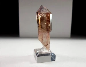 Cetro de amatista ahumada Gemmy cristal de cuarzo con inclusiones rojas #20 - Imagen 1 de 6