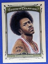2013 Upper Deck Goodwin Champions ALLEN IVERSON #106 Philadelphia 76ers