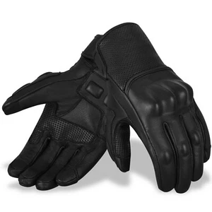 Guantes de cuero para motocicleta de verano premium - Imagen 1 de 4