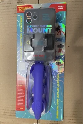 Tenikle Pro Flexible Tripod Bendable Suction Cup Camera & Phone Mount PURPLE - Image 1 of 2