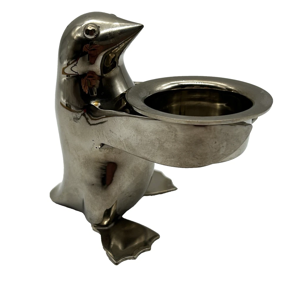 Подсвечник обетный Penguin посеребренный Restoration Hardware - Изображение 1 из 4