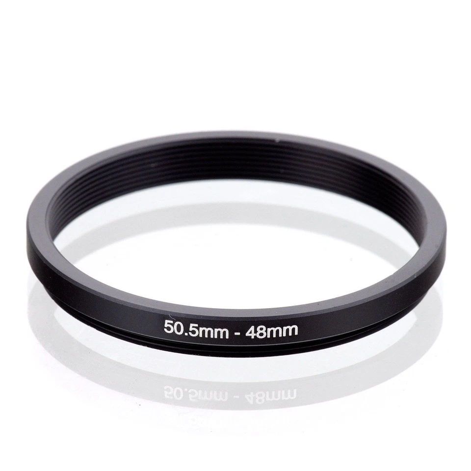50.5mm-48mm 50.5mm to 48mm 50.5 - 48mm Step Down Ring Filter Adapter for Camera - Image 1 of 3