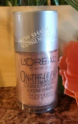L'Oreal ON THE LOOSE Luminous Powder Face & Body Blush Highlight PEACH SOLEIL - Image 1 of 2