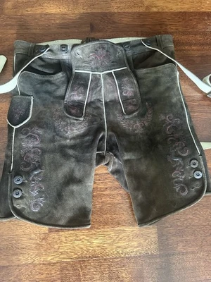 Hugo Boss Lederhose Trachtenhose Nevik Größe 48 Top Zustand Oktoberfest NP 499€ - Bild 1 von 4
