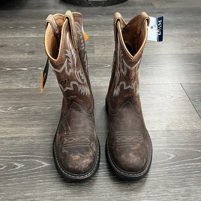 Botas de Trabajo ARIAT WORK Tracey Pull On Cuero Marrón Polvo 10008628 Para Mujer 6.5 Foto 1 de 4