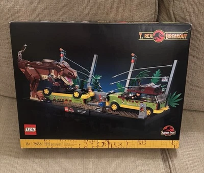 LEGO Jurassic World: T. rex Breakout Set 76956 New, Sealed Retired! - Image 1 of 4