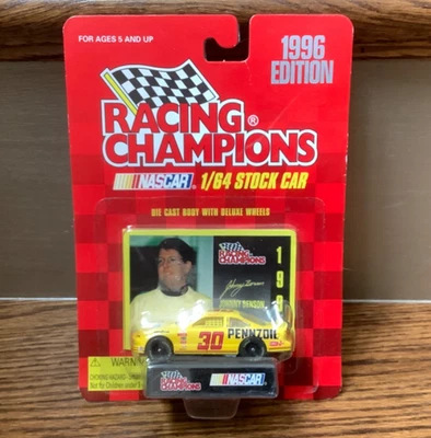 Racing Champions 1996 Edition NASCAR #30 Johnny Benson - Pennzoil 1:64 Die-Cast - Image 1 of 4