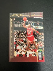 1994 Michael Jordan 213 Upper Deck Choice 1987 88 NBA SLAM-DUNK CHAMPION French - Picture 1 of 2