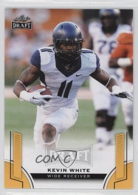 2015 Leaf Draft Gold Kevin White #35 Rookie RC - Image 1 of 2