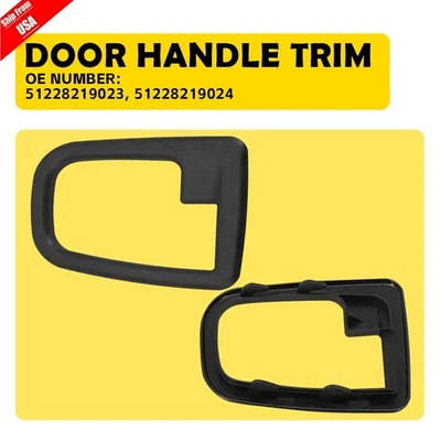 1x Pair Interior Right + Left Door Handle Trim for BMW E36 92-99 Z3 1996-2002 Foto 1 de 4