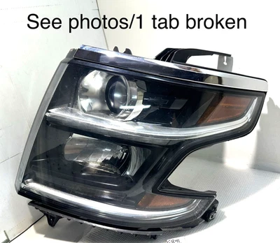 2015 - 2020 雪佛兰 Tahoe 原始设备制造商车头灯卤素带 LED 左驱动器 — 第 1/4 张图片