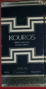 Vintage 3.3 Fl. Oz Yves Saint Laurent YSL After Shave Kouros  - Picture 1 of 14
