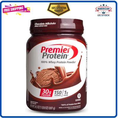 Batido de chocolate Premier Protein Powder 30 g suero ceto sin gluten 24,5 oz Foto 1 de 4