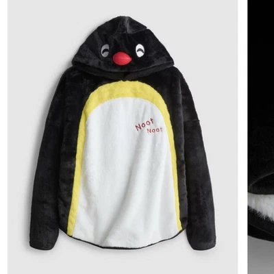 Sudadera con Capucha Primark Pingu Talla M ACOGEDORA Mercancía Oficial Pingu 3D Face Sudadera con Capucha Foto 1 de 2