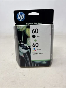 HP 60 Black & Tri-Color Combo Pack printer cartridges Expired - Picture 1 of 2
