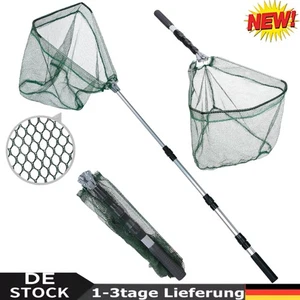 Teleskop Kescher Angeln 1,3m Unterfangskescher Angelkescher Faltbare Fischernetz - Bild 1 von 6