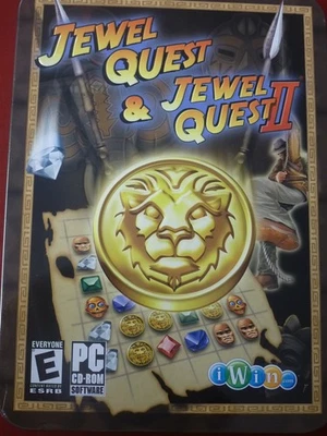 Video Game PC Jewel Quest 1 & 2 i & ii NEW SEALED Collectors Tin - Image 1 of 2