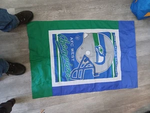 A 1999 Seattle Seahawk Flag, by Wincraft, Made In USA. - Picture 1 of 10
