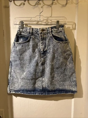 Falda vaquera Palmettos vintage años 80 lavada con ácido talla S Foto 1 de 4