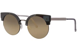 RetroSuperFuture Era T7V/R FW17 Sunglasses Grey/Gold Mirror Cat Eye 54mm - Picture 1 of 5