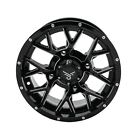 QUADBOSS Barbwire Wheel 15x7, 4/137, 5+2, Black/Milled RT-GW081157137MBIB