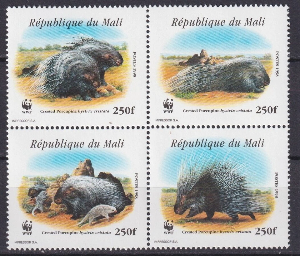 Fauna Malí 1998, WWF MNH** Foto 1 de 1