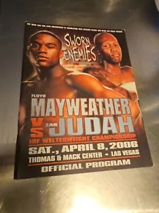 Floyd Mayweather vs Zab Judah April 8, 2006 Official On-Site Boxing Program. - Picture 1 of 7