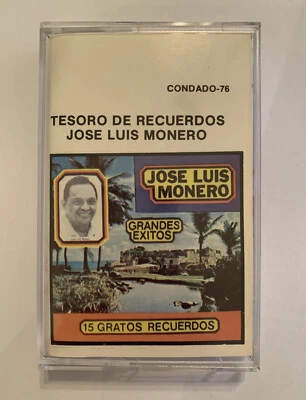 Jose Luis Monero Tesoro de Recuerdos 15 Gratos Recuerdos Grandes Exitos Cassette - Image 1 of 4