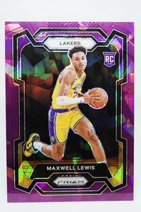 2023 NBA Panini Prizm #143 Maxwell Lewis Purple Ice COLOR MATCH Rookie 81/149 - Picture 1 of 2