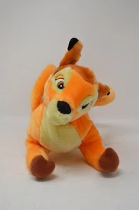 The Disney Store Bambi Hirsch Mini Sitzsack Plüschtier Reißverschluss Blume orange - Bild 1 von 3