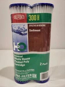 Dupont Water Filter Pleated Poly Cartridge 2-Pack Whole House NEW Sealed - Picture 1 of 3