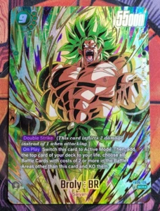 Broly : BR FB06-120 Alternate Art Dragon Ball Card Rivals Clash - Picture 1 of 4