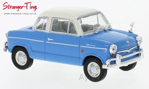WhiteBox NSU Prinz 30E, blue/white, 1959 Diecast model car - Image 1 of 1