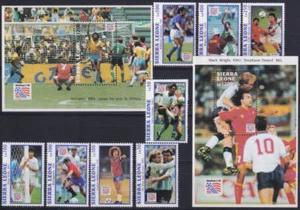 F-EX35965 SIERRA LEONE 1994 MNH LOS ANGELES US USA WORLD SOCCER CUP FOOTBALL - Picture 1 of 1