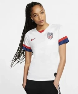 WOMEN'S NIKE U.S. STADIUM 2019 HOME JERSEY SZ XL NEW $90 AJ4398 100 SOCCER NWT - Picture 1 of 5