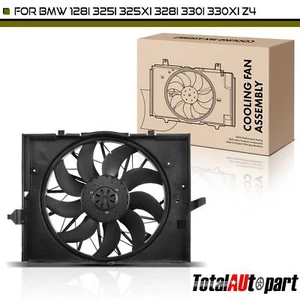 Engine Radiator Cooling Fan Assembly w/ Brushless Motor for BMW E60 E64 E65 525i - Picture 1 of 8