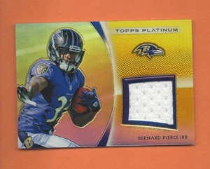 2012 Topps Platinum Bernard Pierce camiseta #prr-bp Baltimore Ravens - Imagen 1 de 1