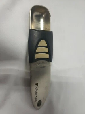 KitchenArt Pro Adjust-A-Teaspoon Measuring Spoon, Satin Finish stainless  - Image 1 of 4