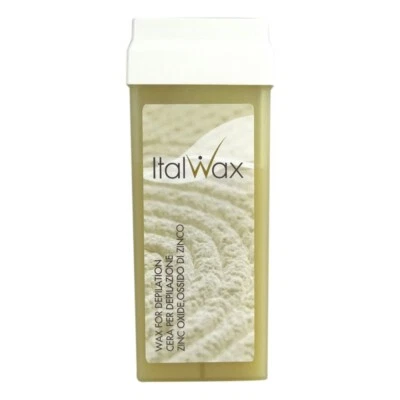 Italwax Soft Wax Zinc Oxide Cartridge 100ml 3.4oz - Image 1 of 2