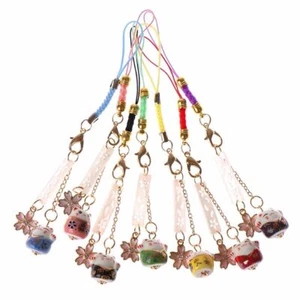 Phone Pendant Camera Lanyard Mobile Phone Rope Maneki Neko Smart Phone Strap - Zdjęcie 1 z 19